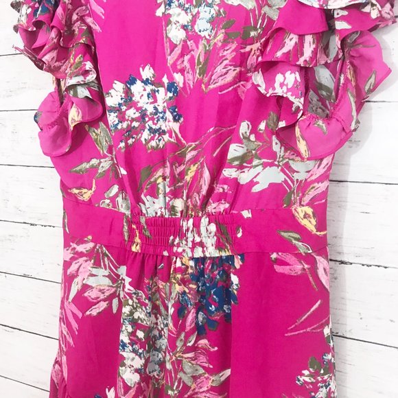 Rachel Roy Easy Crossover Ruffle Sleeve Dress - 10 - Picture 7 of 9